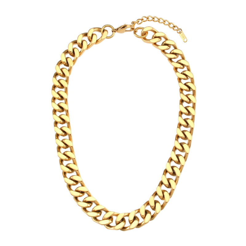 Colar Maxi folheado em ouro 18k